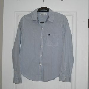 Abercrombie & Fitch pinstripe button down shirt